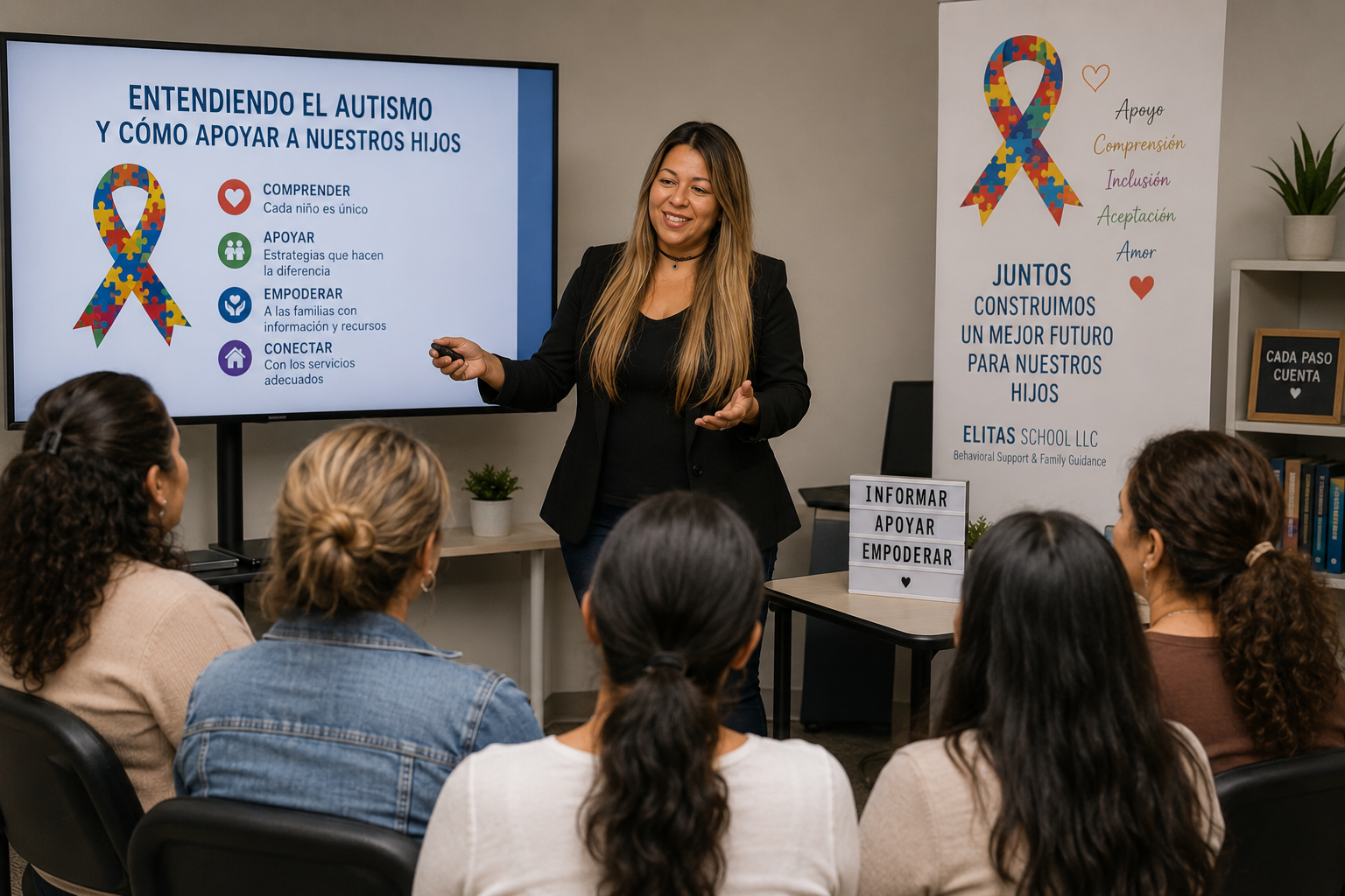 Presentación sobre autismo y cómo apoyar a nuestros hijos